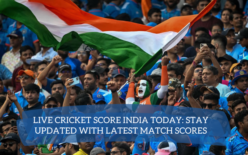 live cricket score india today